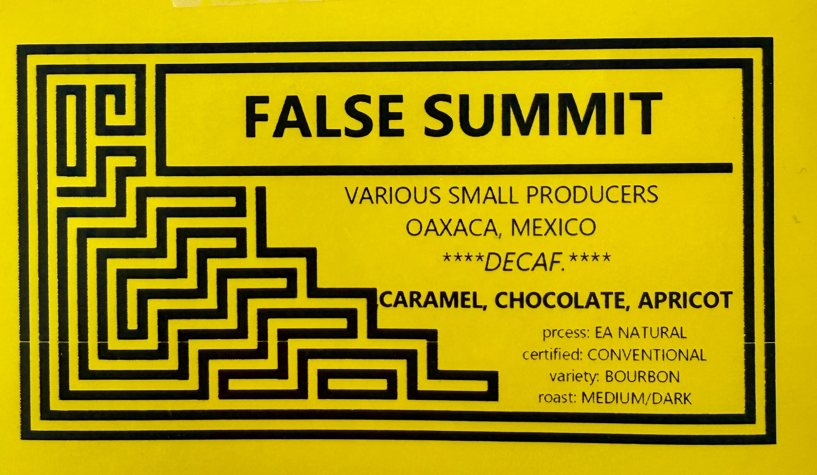 FALSE SUMMIT - DECAF