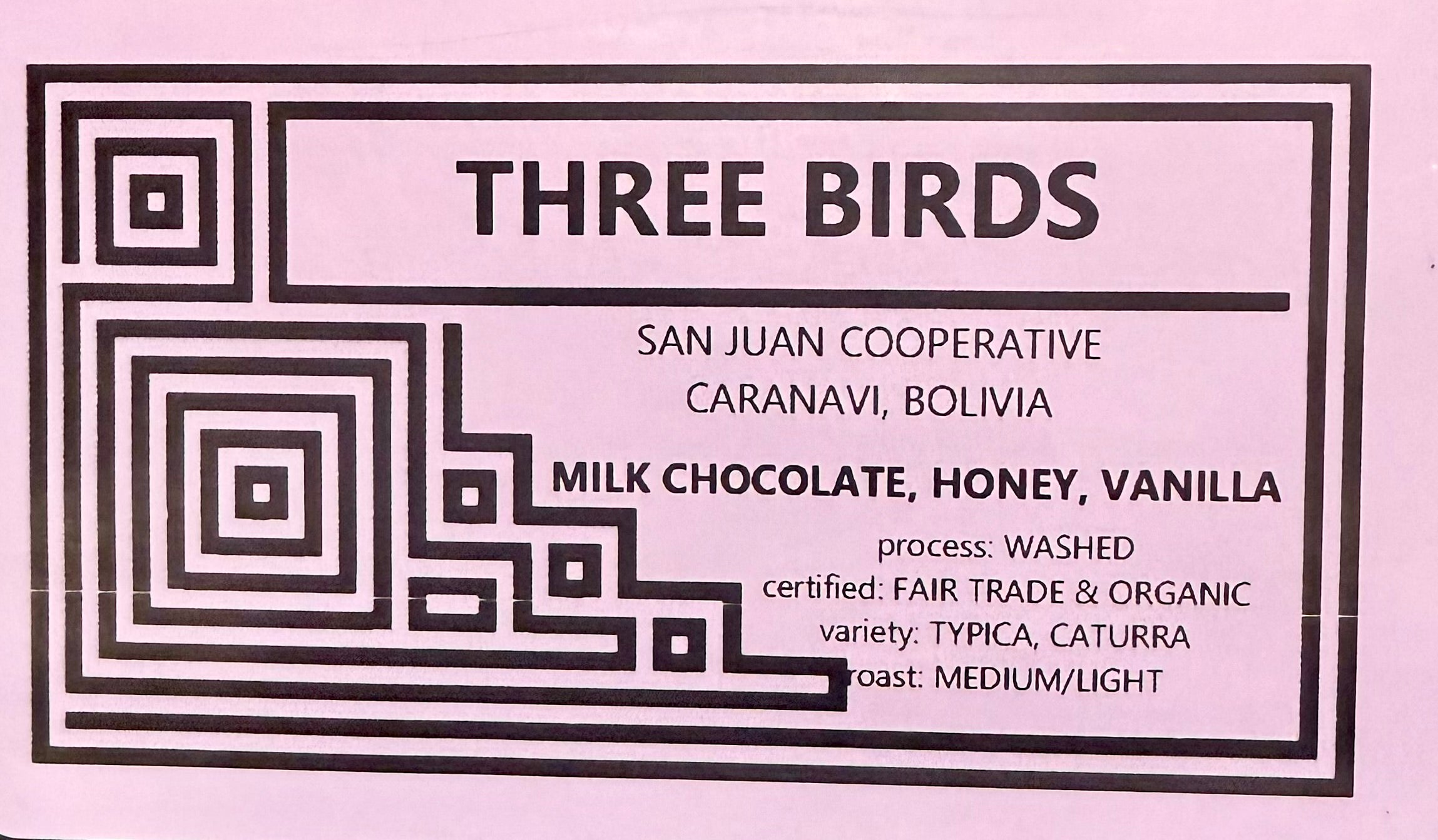Three Birds - Bolivia